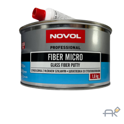 Шпатлёвка NOVOL MICRO со стекловолокном 1.8 кг РП